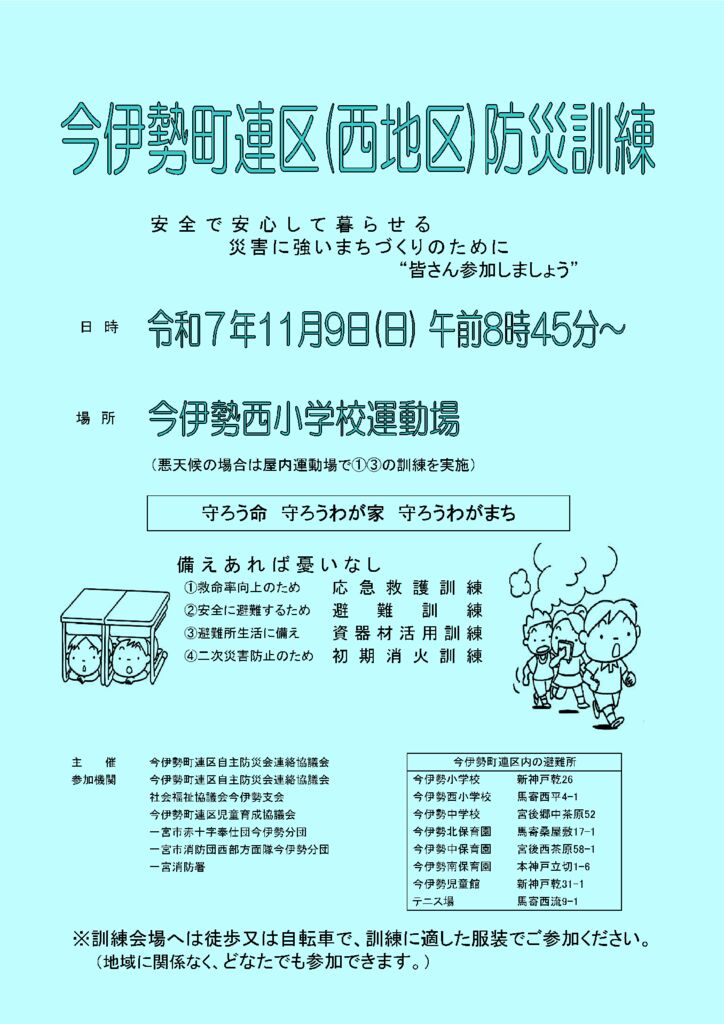 R7防災訓練ポスターのサムネイル