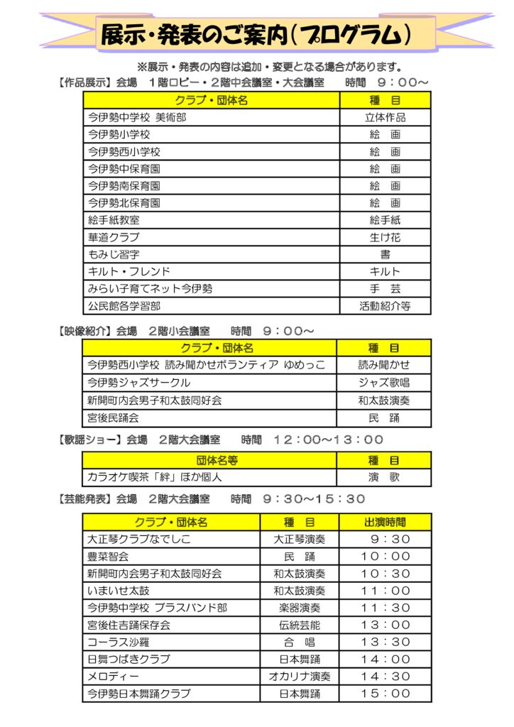 R7公民館まつりチラシ（裏面）のサムネイル